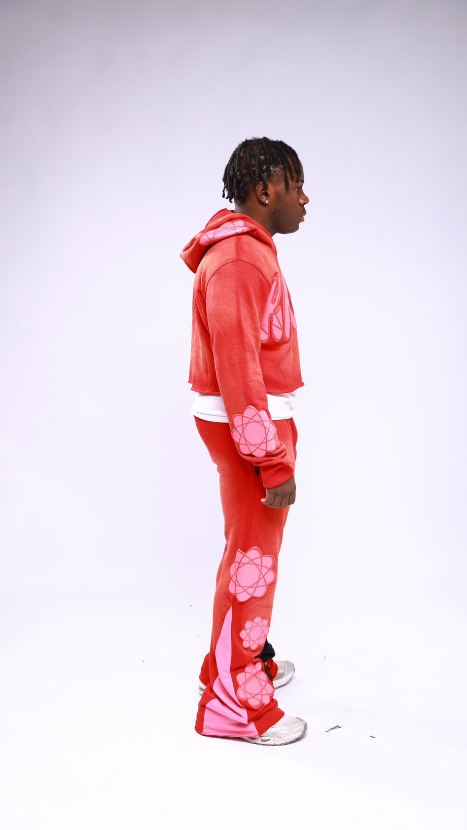 Floral Red Hoodie
