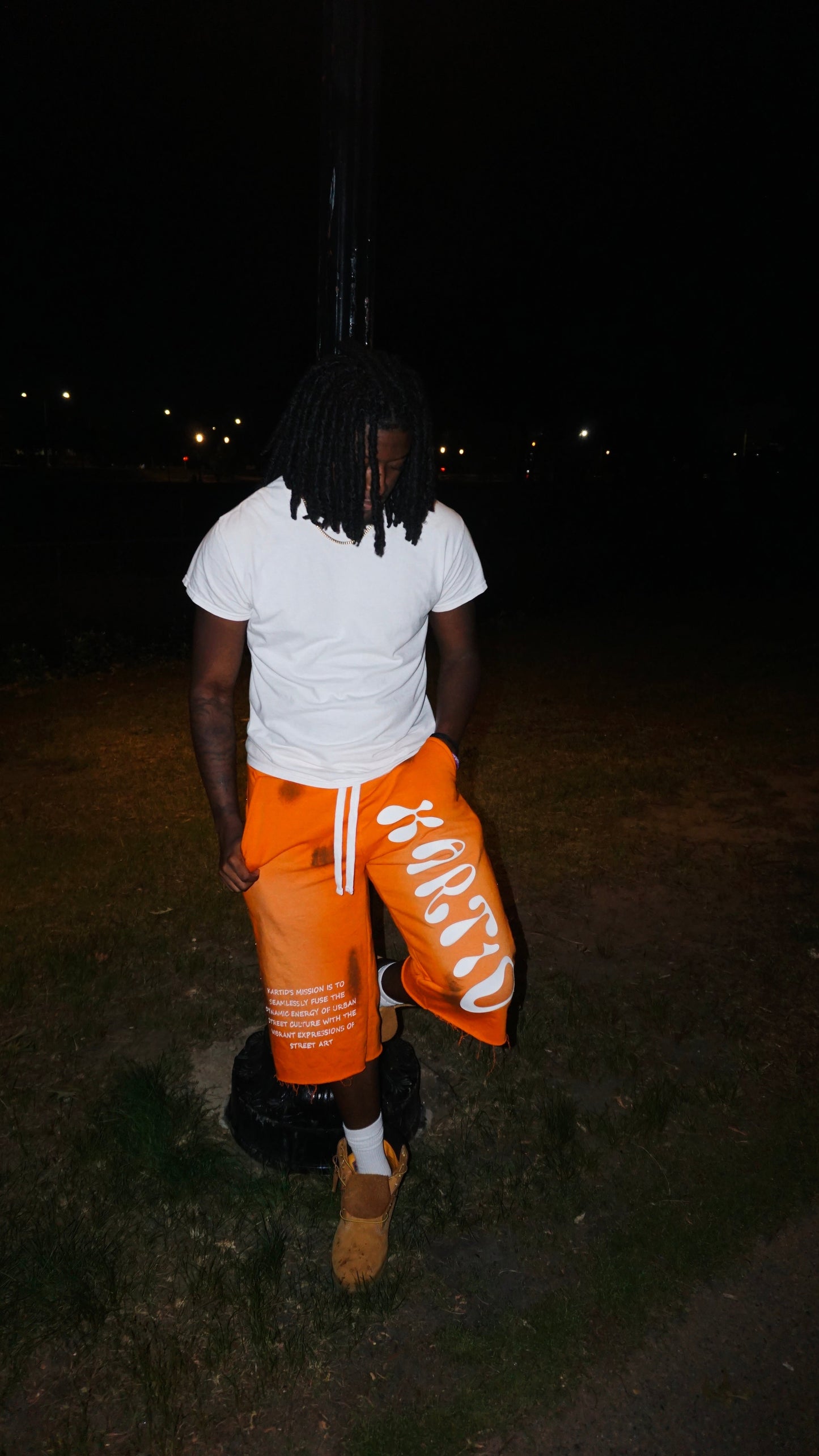 Artz N’ Krafts Orange Shorts