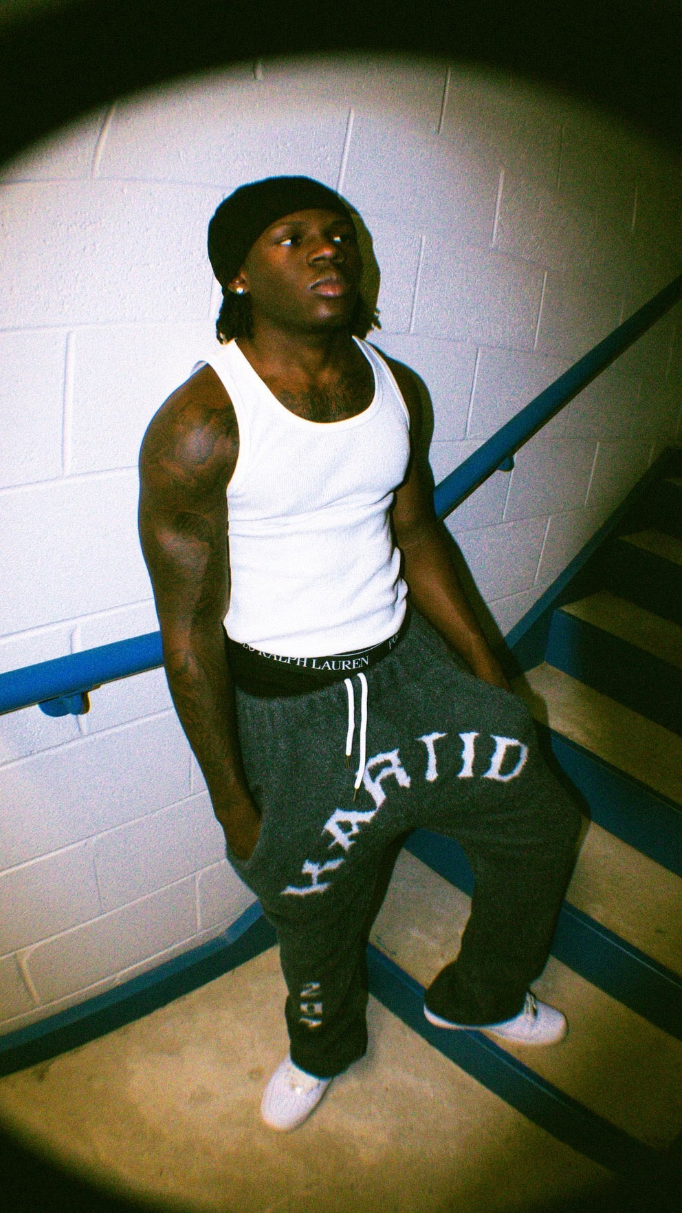 NEW ERA GREY MOHAIR PANTS