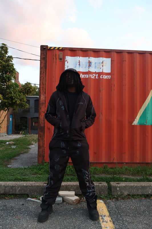 Blackout Windbreaker Hoodie