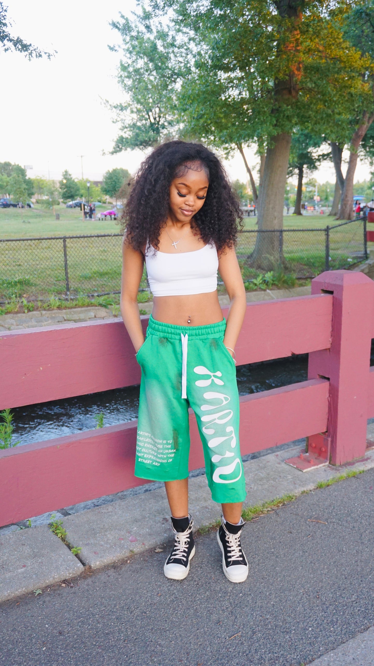 Artz N’ Krafts Green Shorts