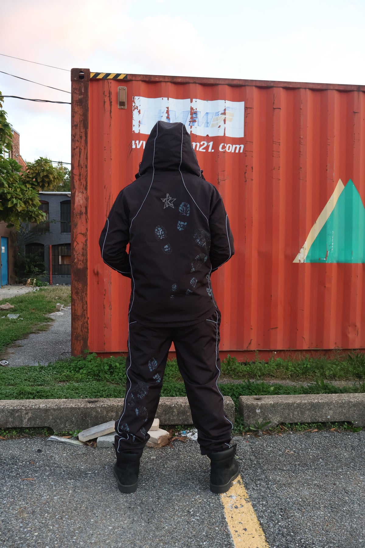 Blackout Windbreaker Hoodie