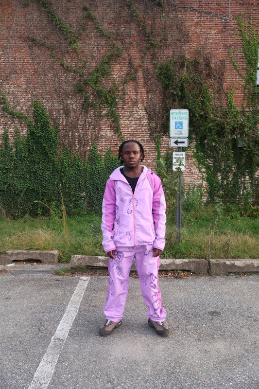 Mauve Windbreaker Pants