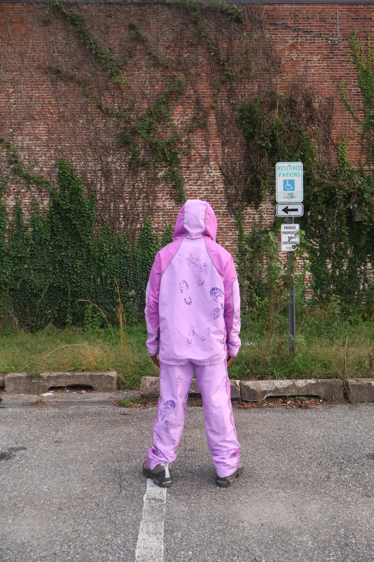 Mauve Windbreaker Hoodie
